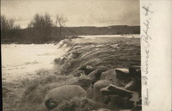 Dam at Rapids Postcard