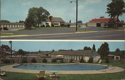 Turnpike Motel and Gino's Drive-In Restaurant Maple Shade, NJ Postcard Postcard Postcard