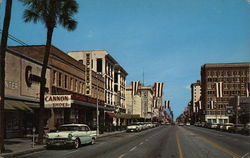 Central Avenue, Looking East St. Petersburg, FL Postcard Postcard Postcard