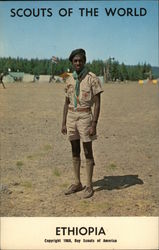 Scouts of the World, Ethiopia Boy Scouts Postcard Postcard Postcard