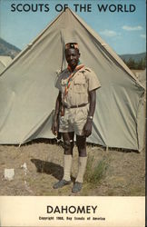 Scouts of the World Dahomey Africa Postcard Postcard Postcard