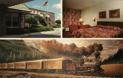 Holiday Inn and Whistle Stop Dining Room and Lounge Postcard