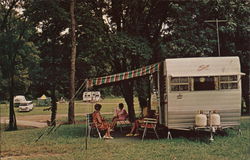 Family Camping, Beach Bend Park Bowling Green, KY Postcard Postcard Postcard