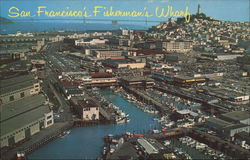 San Francisco's Fisherman's Wharf California Postcard Postcard Postcard