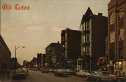 Old Town Chicago, IL Postcard Postcard Postcard