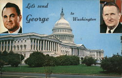 Let's Send George to Washington Political Postcard Postcard Postcard