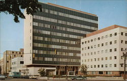 Lansing City Hall and Police Department Michigan Postcard Postcard Postcard