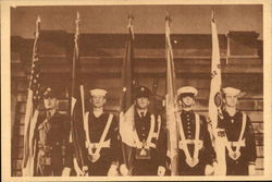 Color Guard of Enlisted Men of the Army, Navy, Air Force, Marine and Coast Guard Washington, DC Washington DC Postcard Postcard Postcard