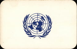 United Nations Logo Postcard Postcard Postcard