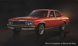 Nova Custom 4-Door Sedan Cars Postcard Postcard Postcard