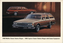 1982 Chevrolet Station Wagon Postcard