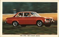 1975 Opel 1900 2-Door Sedan Postcard