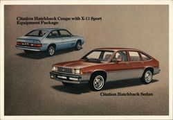 Chevrolet Citation Hatchback Coupe with X-11 Sport Equipment Package & Hatchback Sedan Postcard