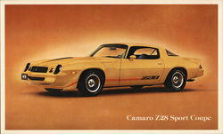 Camaro Z28 Sport Coupe Cars Postcard Postcard Postcard