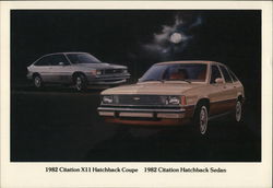 1982 Chevrolet Citation Cars Postcard Postcard Postcard