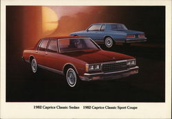 1982 Chevrolet Caprice Cars Postcard Postcard Postcard