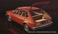 1978 Chevette 4-Door Hatchback Sedan Cars Postcard Postcard Postcard