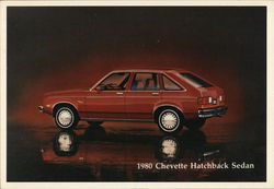 1980 Chevette Hatchback Sedan Cars Postcard Postcard Postcard