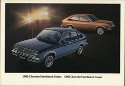 1982 Chevette Hatchback Sedan & Hatchback Coupe Postcard