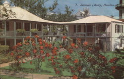 View of Bermuda Library Hamilton, Bermuda Postcard Postcard Postcard