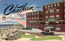 The Chatham Hotel Atlantic City, NJ Postcard Postcard Postcard