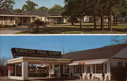 Tobacco Trail Court and Restaurant Statesboro, GA Postcard Postcard Postcard