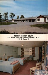 Tobey's Motor Court Saratoga Springs, NY Postcard Postcard Postcard