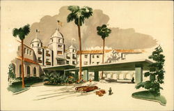 Beautiful Beverly Hills Hotel Los Angeles, CA Postcard Postcard Postcard