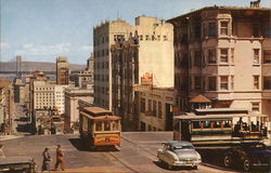 San Francisco's Cable Cars Postcard