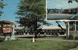 Oak Leaf Motel Court Postcard