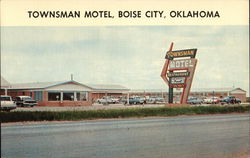 Townsman Motel Boise City, OK Postcard Postcard Postcard