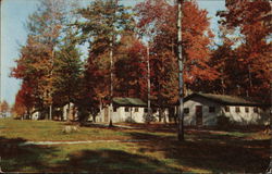 Campers' Cabins at Camp Lutherlyn Postcard