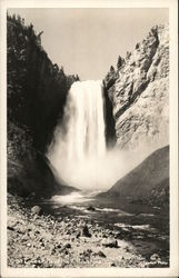 Lower Falls of the Yellowstone Postcard