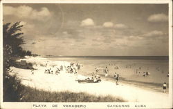 Playa de Varadero Cardenas, Cuba Postcard Postcard Postcard