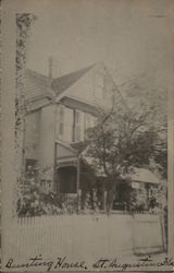 Bunting House - Private Home Circa 1909-10 Postcard