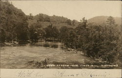 Down Stream from Lower Mill Rifton, NY Postcard Postcard Postcard