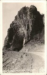 California Nevada State Highway - Lake Tahoe - Rock Tunnel Postcard Postcard Postcard