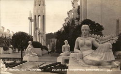 Monumental Fountain - Golden Gate International - Exposition '39 San Francisco, CA 1939 San Francisco Exposition Postcard Postca Postcard