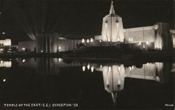 Temple of the East, G.G.I. Exposition '39 Postcard