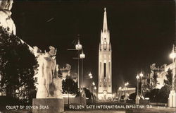 Court of Seven Seas - Golden Gate International Exposition '39 Postcard