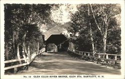 Glen Ellis River Bridge Bartlett, NH Postcard Postcard Postcard