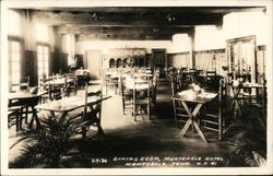 Dining Room, Monteagle Hotel Tennessee Postcard Postcard Postcard