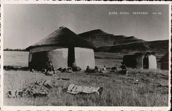 Xhosa Home - Huts Postcard