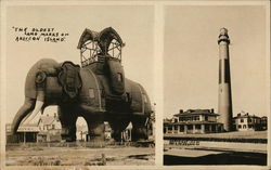 The Oldest Landmarks on Absecon Islamd Postcard