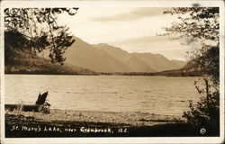 St. Mary's Lake Cranbrook, BC Canada British Columbia Postcard Postcard Postcard