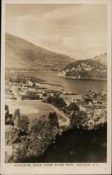 Athletic Park from Gyro Park Nelson, BC Canada British Columbia Postcard Postcard Postcard