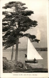 Fairview Island Lake of Bays, ON Canada Ontario Postcard Postcard Postcard