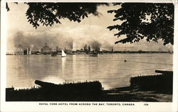 Royal York Hotel from across the Bay Postcard