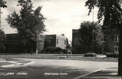 High School Midland, MI Postcard Postcard Postcard