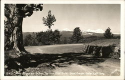 Three Sisters and broken top from Pilot Butte - Dales, Calif. Hwy Postcard